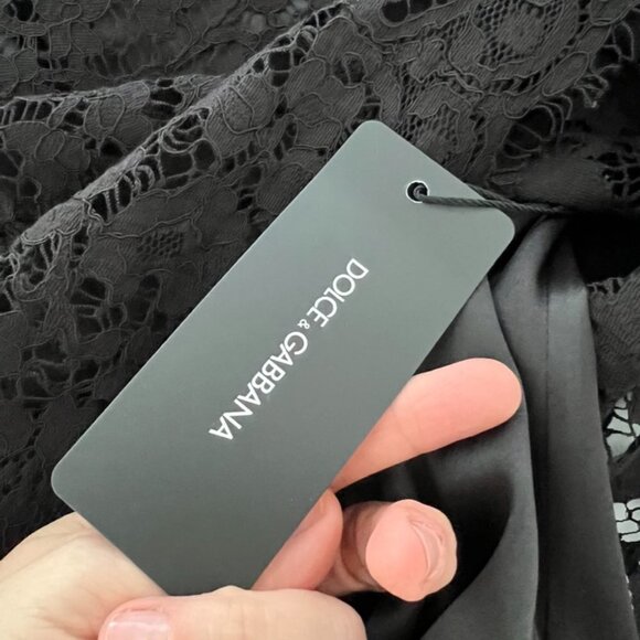 Dolce & Gabbana black lace top size 42 - Picture 5 of 6